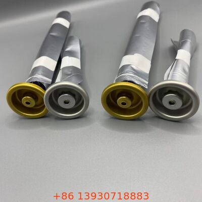 चिपचिपे तरल पदार्थों के लिए लगातार प्रवाह के साथ एयरोसोल कैन के लिए वाल्व पर महिला बैग