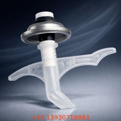 दबाव वाले फोम वितरण के लिए विस्तारित डुबकी ट्यूब और टिनप्लेट निर्माण के साथ एक इंच का पीयू फोम वाल्व