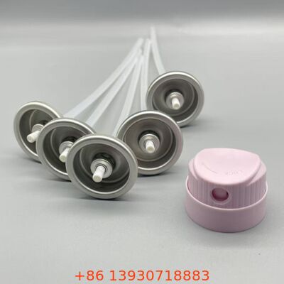 One Inch Aerosol Valve for Powder-Based Dry Shampoo with Tinplate Construction