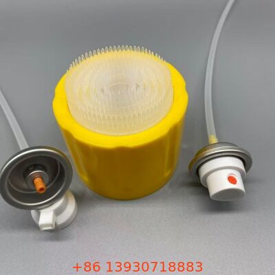 1 Inch Aerosol Valve System with Brush Cap for Foam Cleaning Spray Products