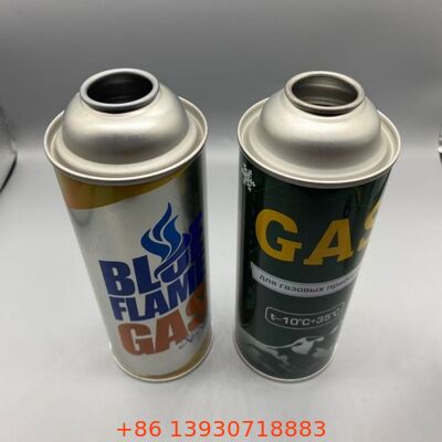 कैसेट गैस उच्च दबाव 18-21 बार एयरोसोल खाली टिनप्लेट कैन 65mm 57mm