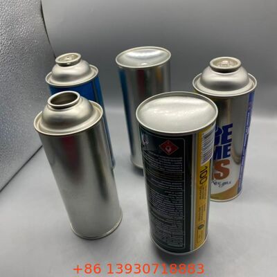 कैसेट गैस उच्च दबाव 18-21 बार एयरोसोल खाली टिनप्लेट कैन 65mm 57mm