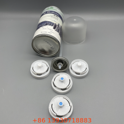 25.4mm Deodorant Aerosol Valve with Adjustable Spray Actuator and Clog-Resistant Design