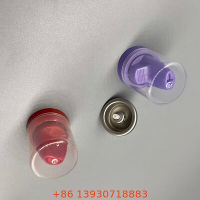 संक्षारण प्रतिरोधी 360 डिग्री वितरण प्रणाली के साथ बालों के मूस के लिए उलटा एल्यूमीनियम एयरोसोल स्प्रे वाल्व