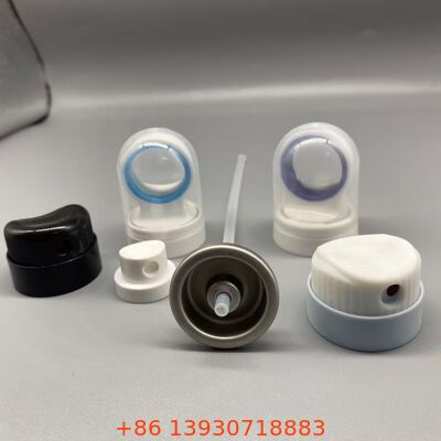 सनस्क्रीन एयरोसोल वाल्व के साथ स्वच्छता कवर लीक-प्रूफ सील और सन प्रोटेक्शन स्प्रे के लिए 360 डिग्री ऑपरेशन